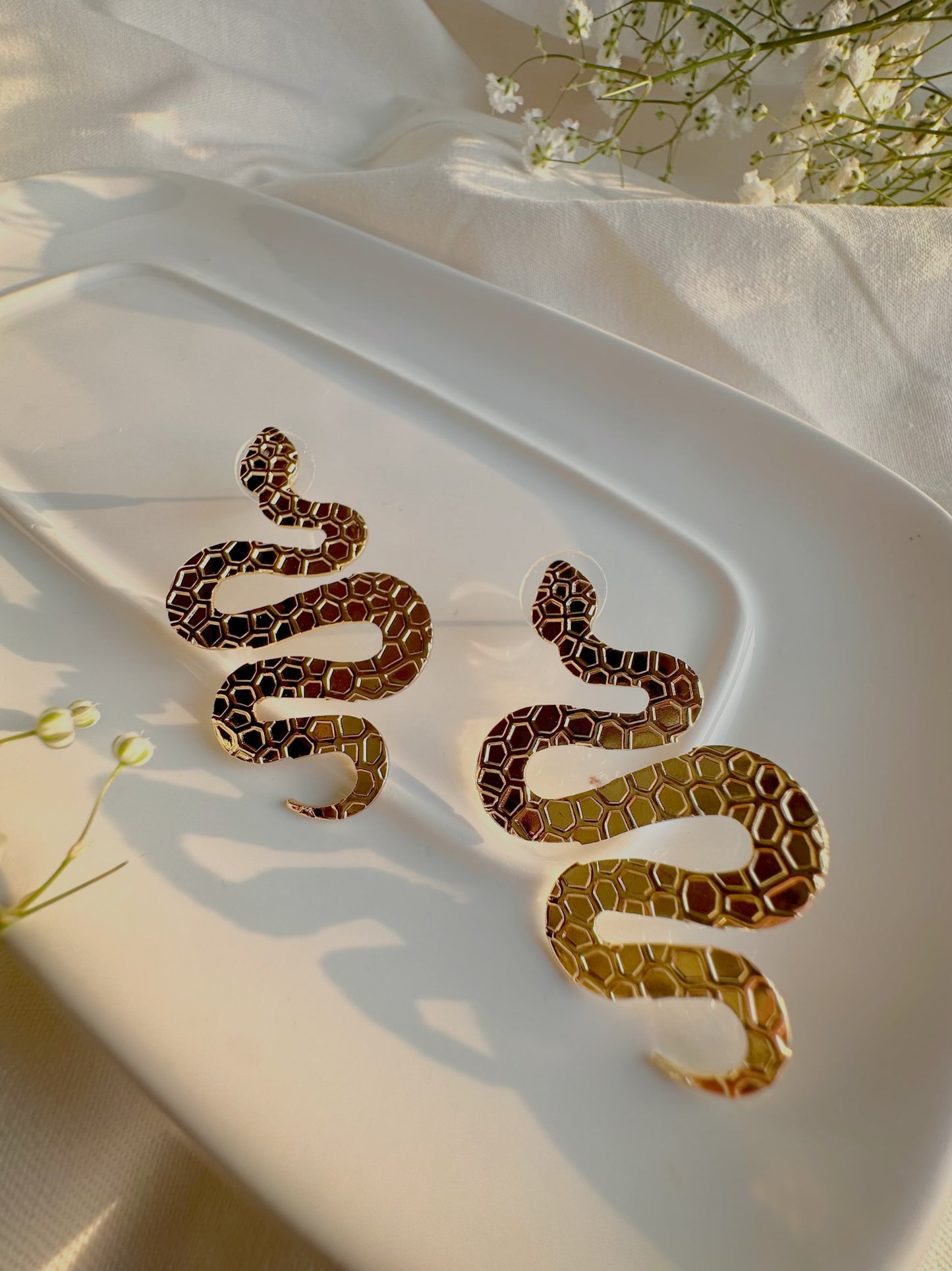 Aretes Serpiente